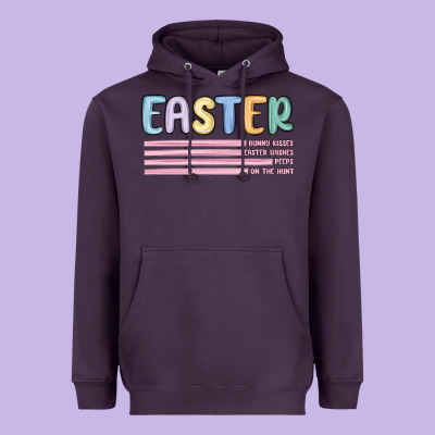 Easter  Bunny Kısses Heavyweight Hoodie Designed By Maliassmallbusiness
