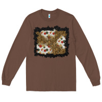 Chestnut christmas mistletoe background Long Sleeve Tee - BundleAndBundleShop