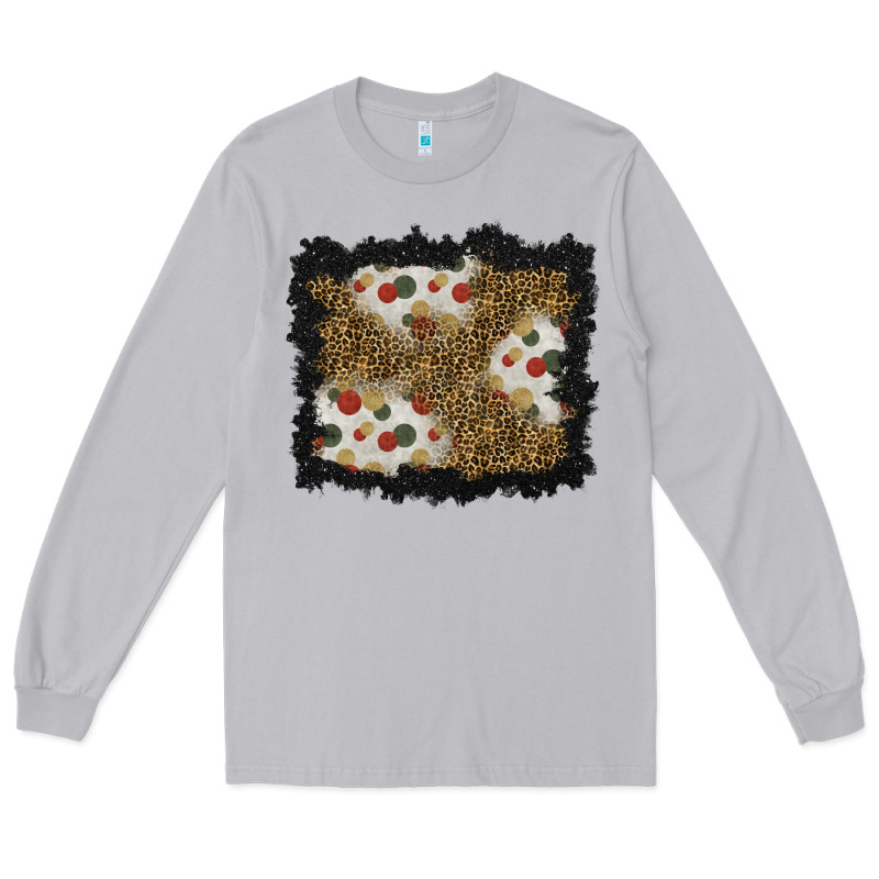 Christmas Mistletoe Background Long Sleeve Tee by BundleAndBundleShop | Teevron