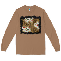 Toasted Coconut christmas mistletoe background Long Sleeve Tee - BundleAndBundleShop