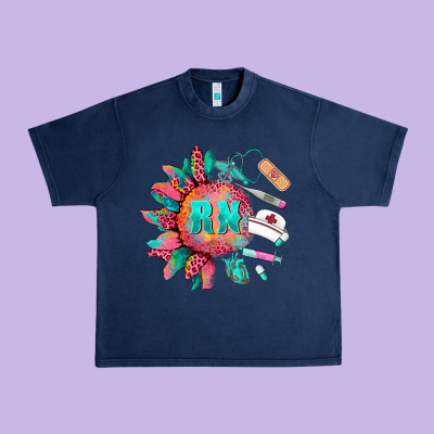 Western Registered Nurse  Medical Instruments Urban Heavy Tee Designed By Barkaloodesign