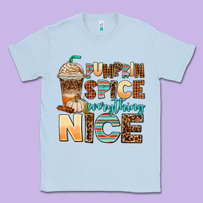 Pumpkin Spice Everything Nice Classic Tee Designed By Adodesignshop