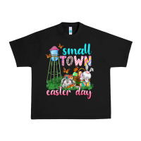 Black Small Town Easter Day Urban Heavy Tee - Neo Western