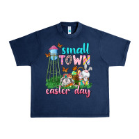 Navy Small Town Easter Day Urban Heavy Tee - Neo Western