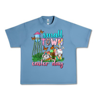 Pebble Blue Small Town Easter Day Urban Heavy Tee - Neo Western