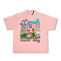 Salmon Small Town Easter Day Urban Heavy Tee - Neo Western