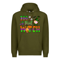 Army Green 100  that witch Premium Hoodie - BundleAndBundleShop