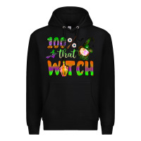Black 100  that witch Premium Hoodie - BundleAndBundleShop