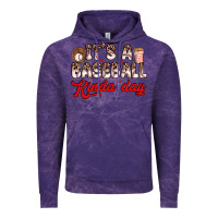 Cloud Purple it s a baseball kinda day Vintage Hoodie - Zillion Design Studio