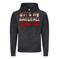 Vintage Black it s a baseball kinda day Vintage Hoodie - Zillion Design Studio