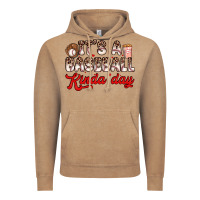 Vintage Coffee it s a baseball kinda day Vintage Hoodie - Zillion Design Studio