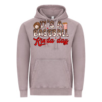 Vintage Zinc it s a baseball kinda day Vintage Hoodie - Zillion Design Studio