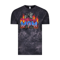 Cloud Black motocross mom Vintage Tee - Zillion Design Studio