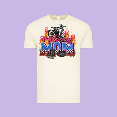 Motocross Mom Vintage Tee Designed By Zillion Design Studio