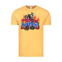 Vintage Mustard motocross mom Vintage Tee - Zillion Design Studio