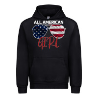 Black All American Girl Urban Hoodie - Bettercallsaul