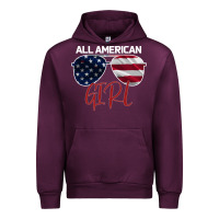 Mauve Wine All American Girl Urban Hoodie - Bettercallsaul