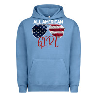 Pigment Pebble Blue All American Girl Urban Hoodie - Bettercallsaul