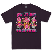 Plum we fight together breast cancer gnome Premium Tee - BarkalooDesign