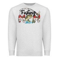 Oatmeal Heather fishing mom Premium Sweatshirt - MaliasSmallBusiness