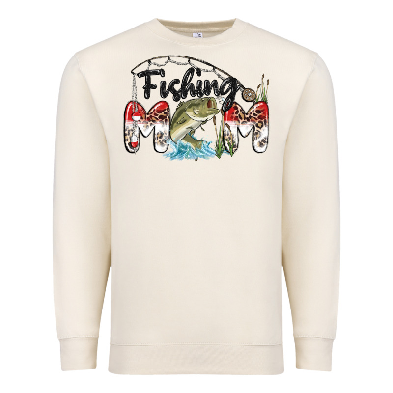 Fishing Mom Premium Sweatshirt by MaliasSmallBusiness | Teevron