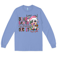 Colony Blue dear santa my brother did it Long Sleeve Tee - AdoDesignShop