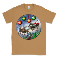 Toasted Coconut santa claus with deer christmas ornament Classic Tee - BundleAndBundleShop