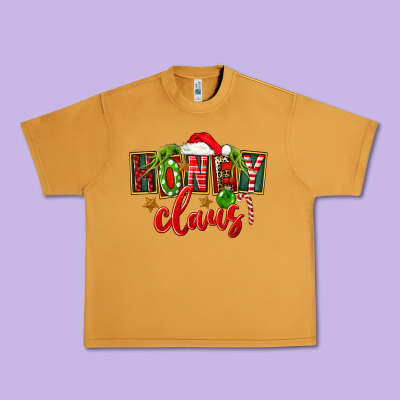 Christmas Honey Claus Urban Heavy Tee Designed By Fadigitalartstudio