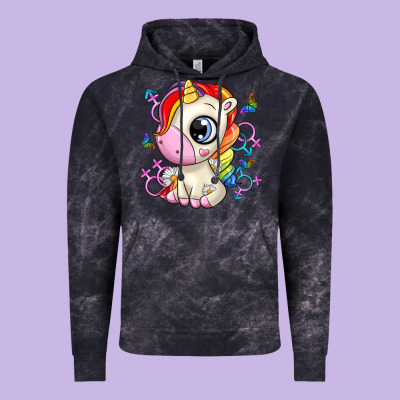Unicorn Vintage Hoodie Designed By Zillion Design Studio