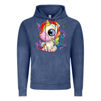 Vintage Denim unicorn Vintage Hoodie - Zillion Design Studio