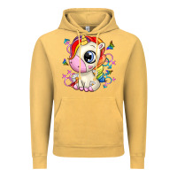Vintage Mustard unicorn Vintage Hoodie - Zillion Design Studio