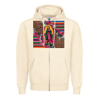 Sandshell our lady of guadalupe serape background tumbler Zipper Hoodie - Artiststas