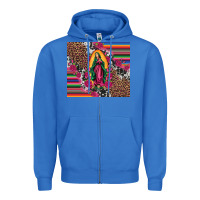 True Royal our lady of guadalupe serape background tumbler Zipper Hoodie - Artiststas