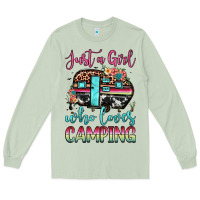 Matcha just a girl who loves camping Long Sleeve Tee - JahusDesignShop