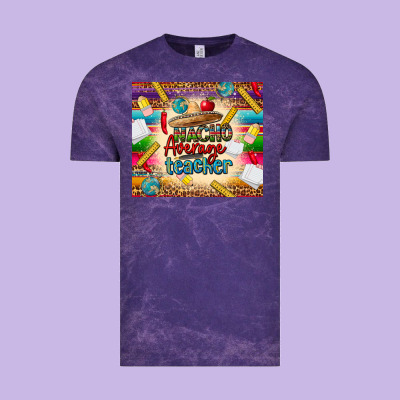 Nacho Average Teacher Vintage Tee Designed By Cts Tumbler Store
