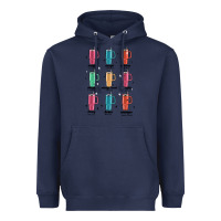 Navy coffee thermos Heavyweight Hoodie - MaliasSmallBusiness