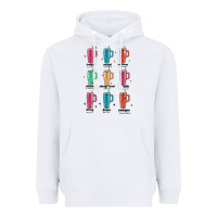 White coffee thermos Heavyweight Hoodie - MaliasSmallBusiness