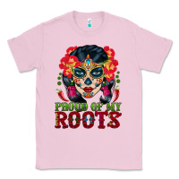 Sugar Skull Woman Proud Of My Roots Classic Tee | Teevron