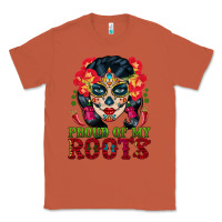 Copper sugar skull woman proud of my roots Classic Tee - BundleAndBundleShop