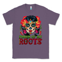 Lavender sugar skull woman proud of my roots Classic Tee - BundleAndBundleShop