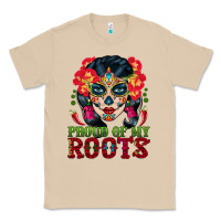 Mushroom sugar skull woman proud of my roots Classic Tee - BundleAndBundleShop