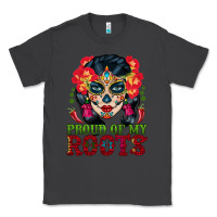 Smoke sugar skull woman proud of my roots Classic Tee - BundleAndBundleShop