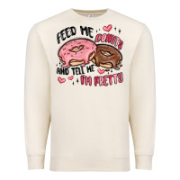 Sandshell feed me donuts and tell me i'm pretty Premium Sweatshirt - MaliasSmallBusiness