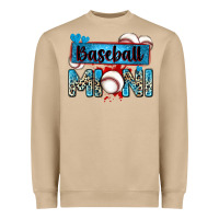 Mushroom baseball mini with leopard Heavyweight Sweatshirt - Zillion Design Studio