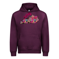 Mauve Wine Pink Kentucky Urban Hoodie - Bettercallsaul