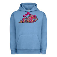 Pigment Pebble Blue Pink Kentucky Urban Hoodie - Bettercallsaul
