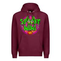 Burgundy spooky mimi Premium Hoodie - BundleAndBundleShop