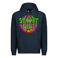 Navy spooky mimi Premium Hoodie - BundleAndBundleShop
