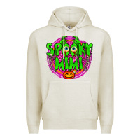 Oatmeal Heather spooky mimi Premium Hoodie - BundleAndBundleShop