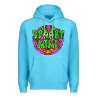 Ocean Blue spooky mimi Premium Hoodie - BundleAndBundleShop